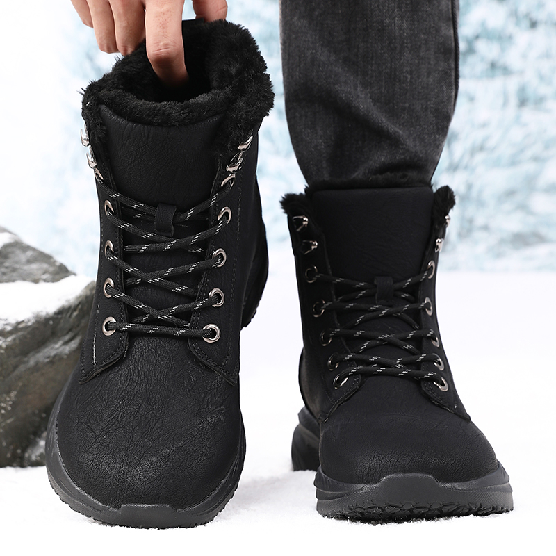 Mens Fashion Show - Men Winter Snow Boots for Waterproof