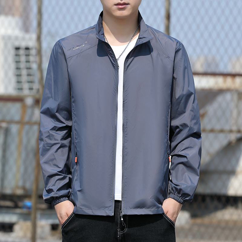 Mens Fashion Denim Jacket - Summer Fashion Lightweight Breathable Men's UV