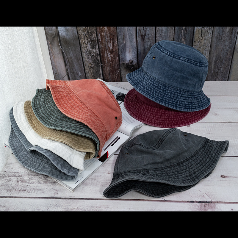 Mens Fashion Bucket Hat - New Unisex Bucket Hat Fashion Washed
