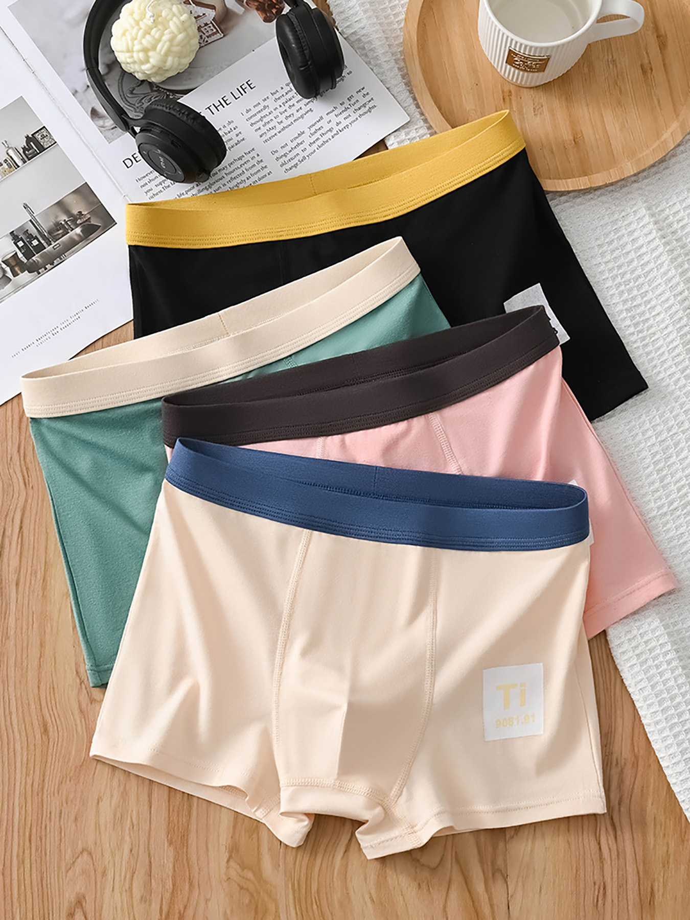 Men'S Fashion Lk - 4 piece set! Men's underwear simple