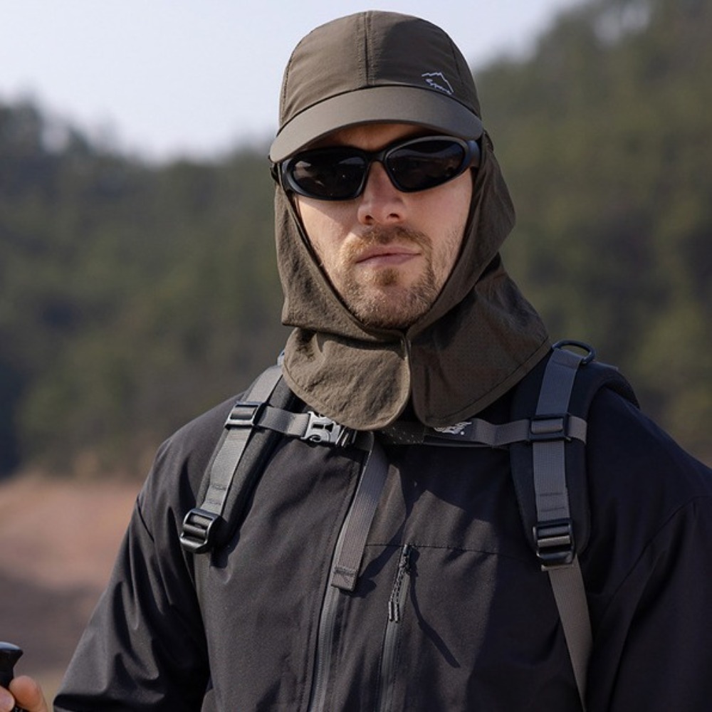 Mens Fashion Bucket Hat - Fashion Face Mask Man Sun Hat