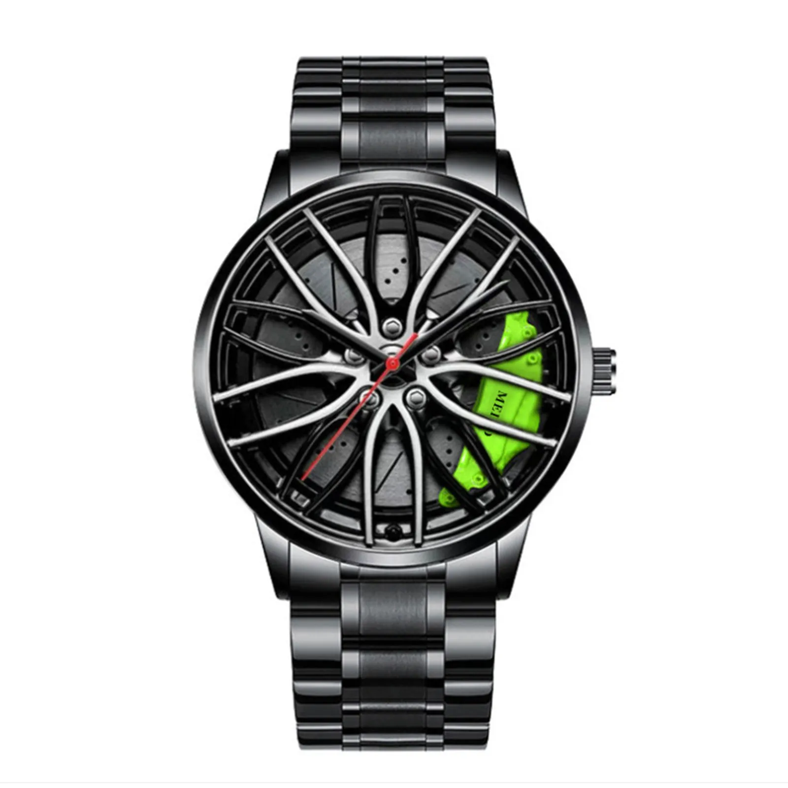Men'S Fashion Hub - Car Watches for Men Stainless Steel