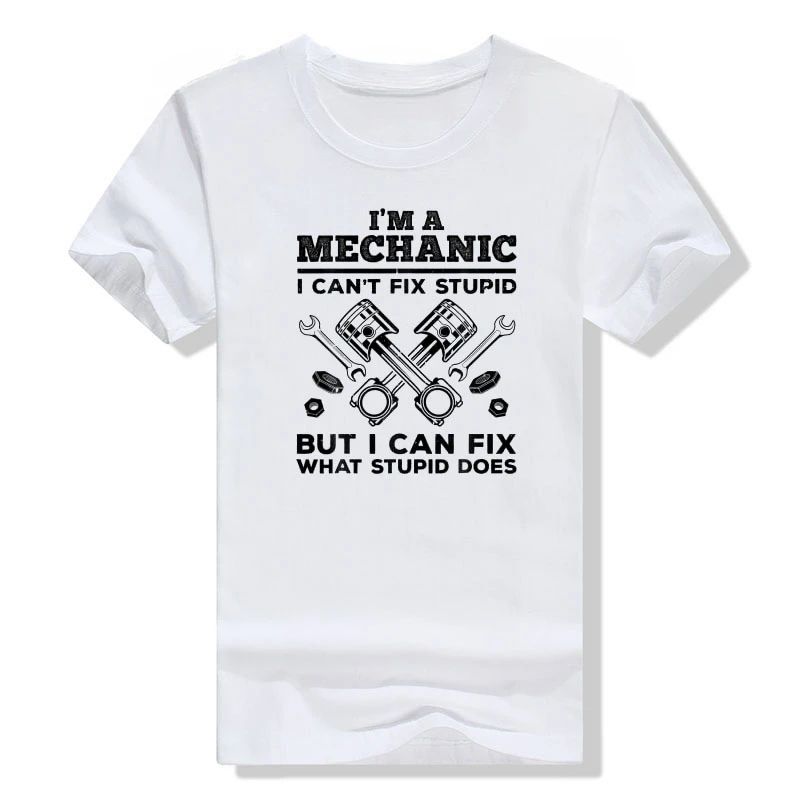 Funny Male Mechanic Dad Printe - Men'S Fashion Garage ulasan dan harga