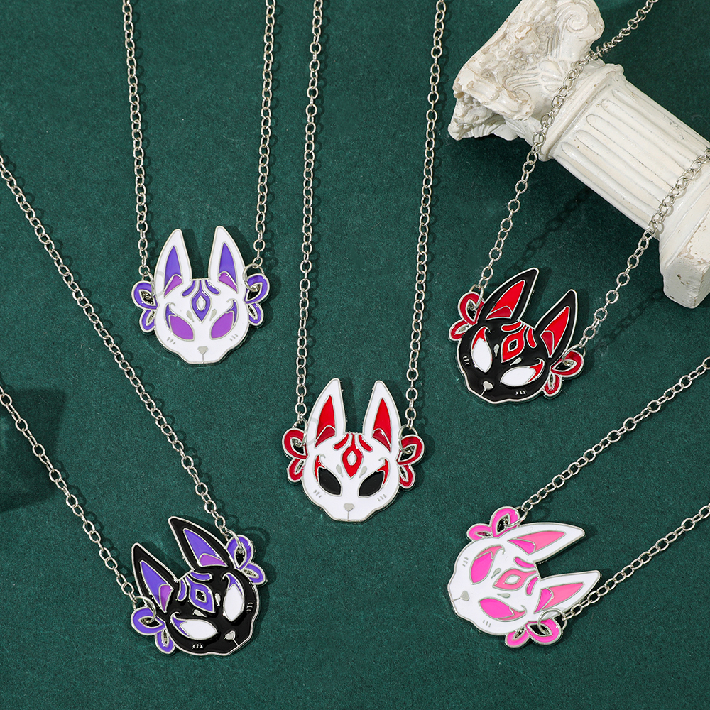 Fashion Anime Fox Mask Metal E - Men'S Fashion Jewelry ulasan dan harga