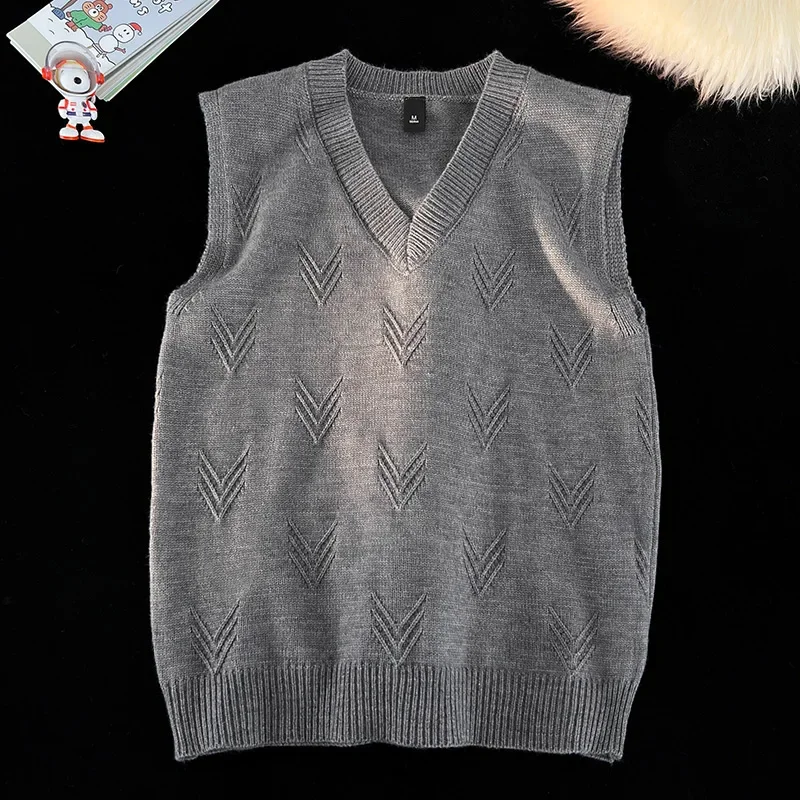 Autumn and Winter Comfortable  - Men'S Fashion V Neck Sweater ulasan dan harga