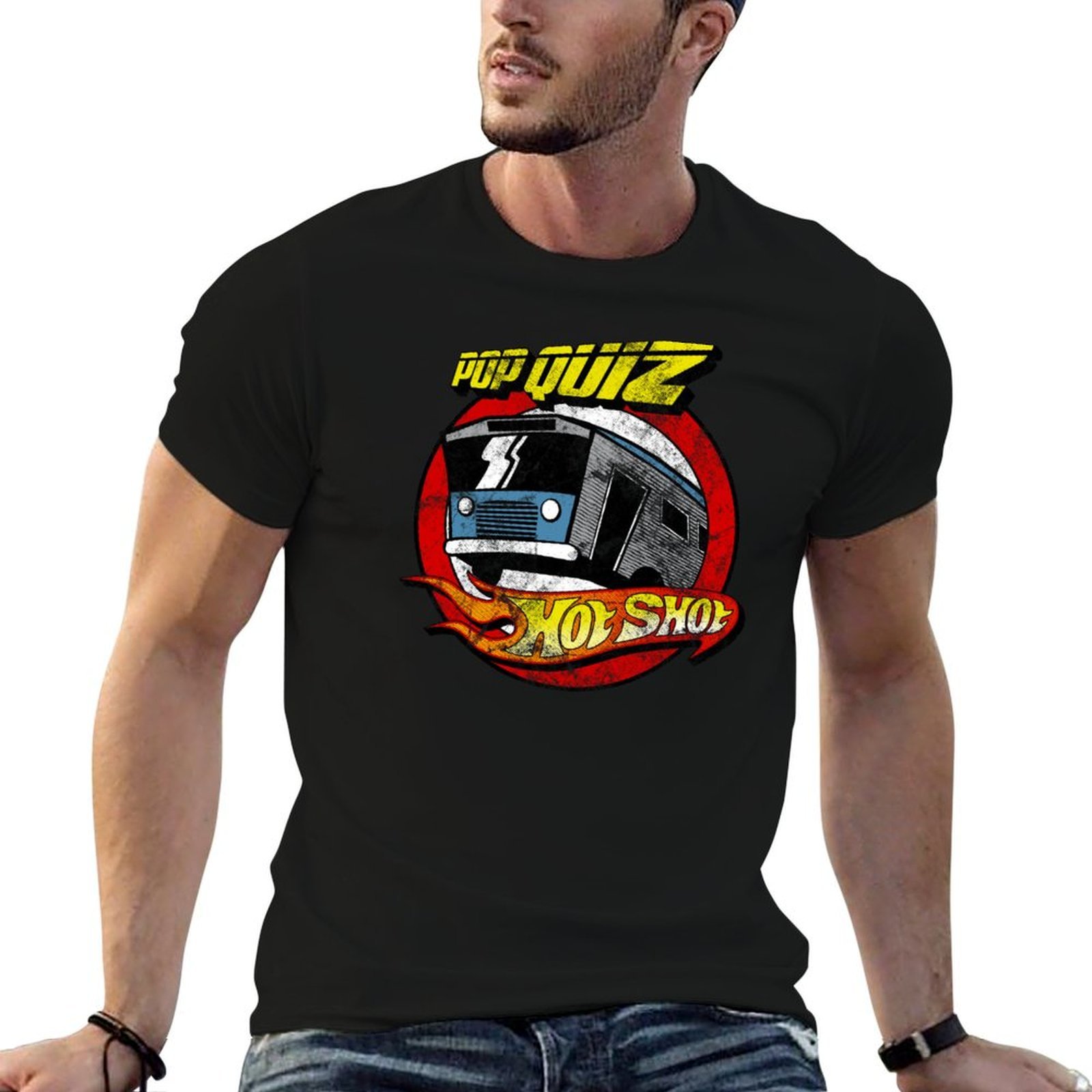 Pop Quiz, Hot Shot T-Shirt Fas - Men'S Fashion Quiz ulasan dan harga