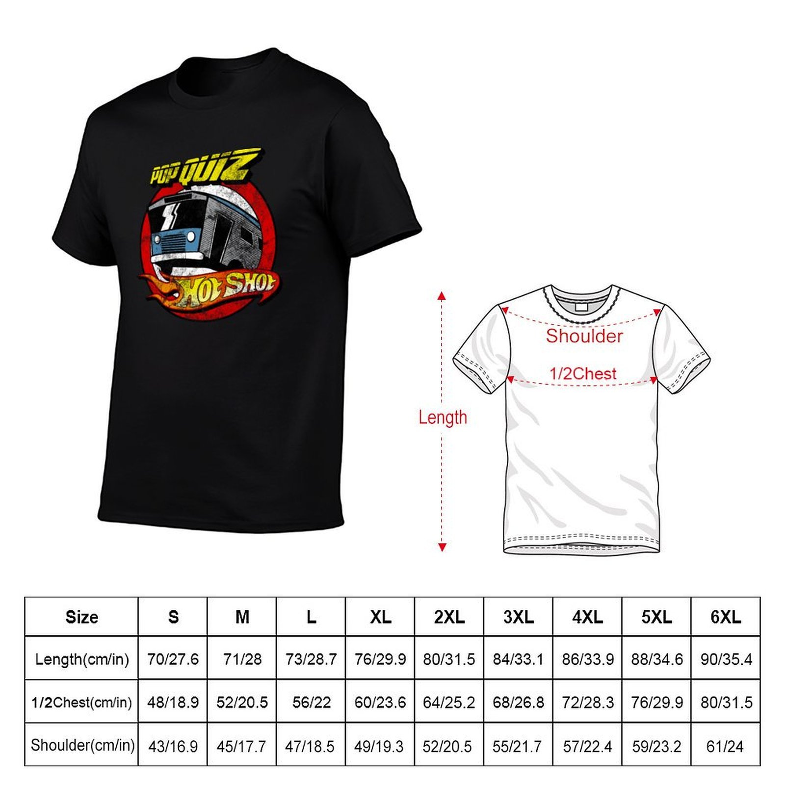 Pop Quiz, Hot Shot T-Shirt Fas - Men'S Fashion Quiz ulasan dan harga