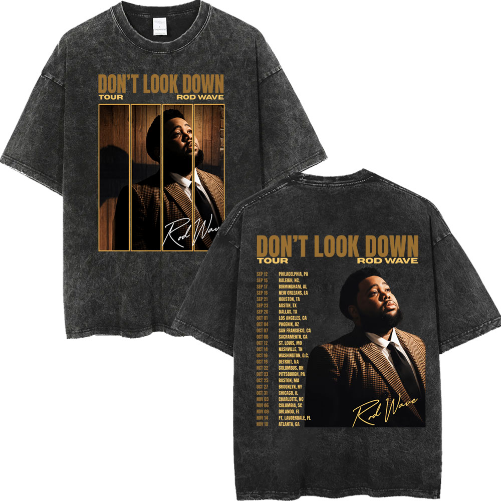 Vintage Washed Rapper Rod Wave - Men'S Fashion Looks 2026 ulasan dan harga