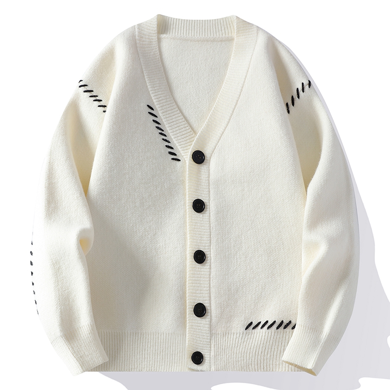 2024 Autumn/Winter New Men's C - Men'S Fashion V Neck Sweater ulasan dan harga