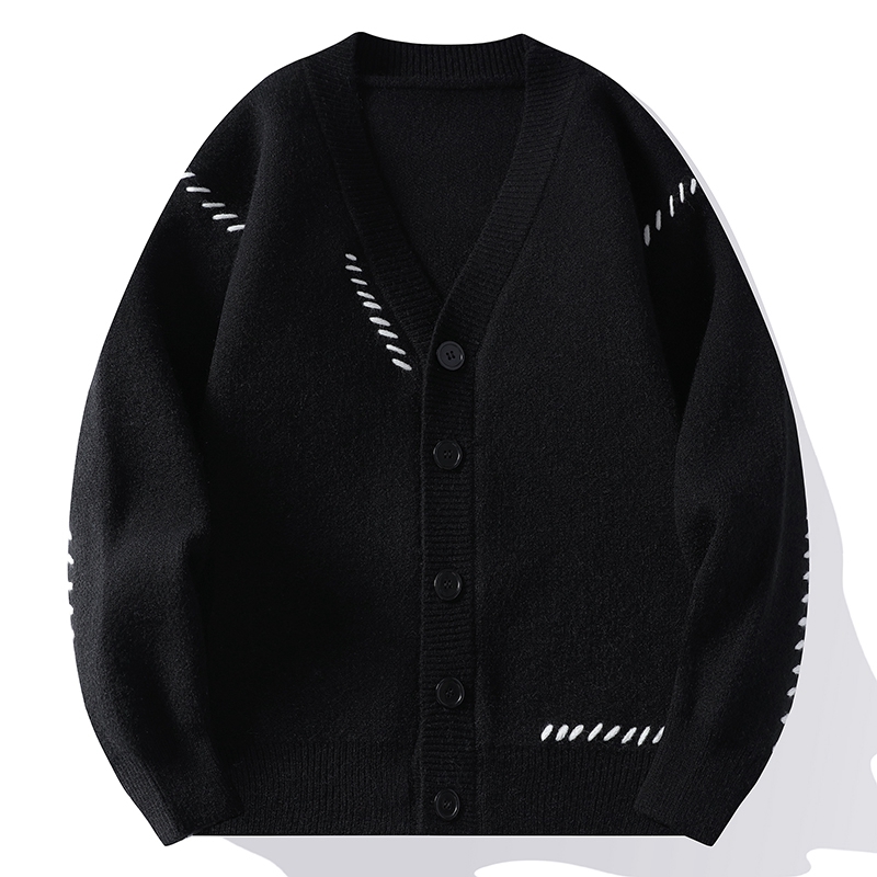 2024 Autumn/Winter New Men's C - Men'S Fashion V Neck Sweater ulasan dan harga