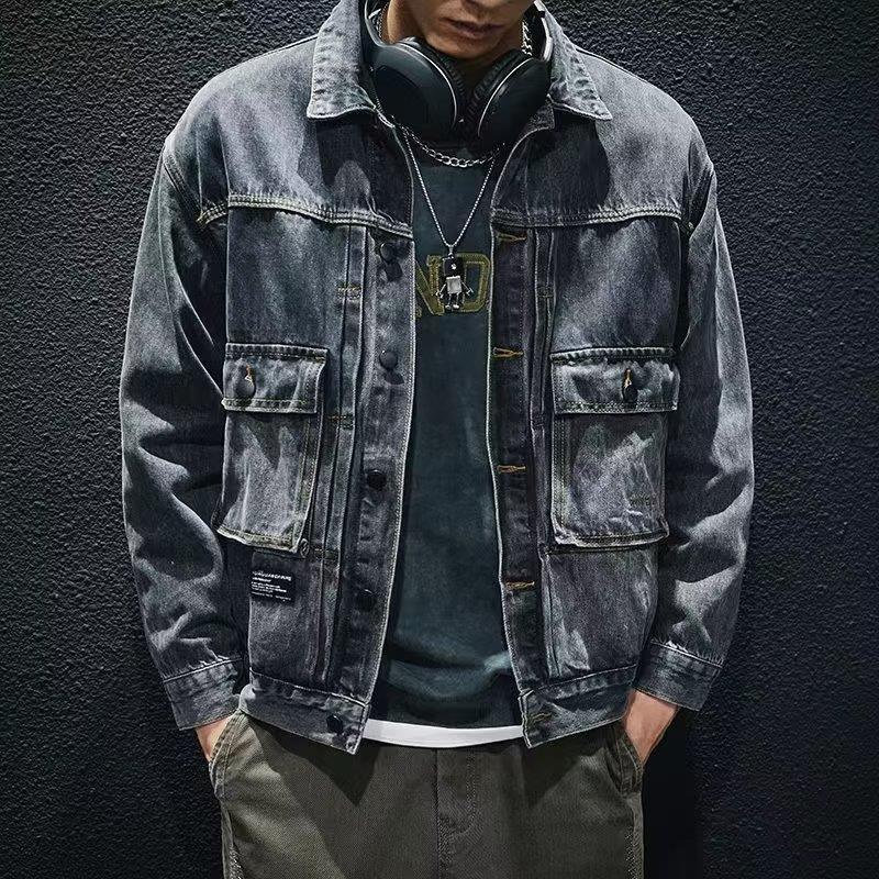 High Quality Men's Denim Jacke - Mens Fashion Denim Jacket ulasan dan harga