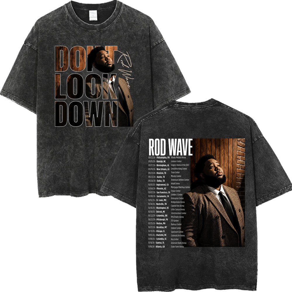 Vintage Washed Rapper Rod Wave - Men'S Fashion Looks 2026 ulasan dan harga