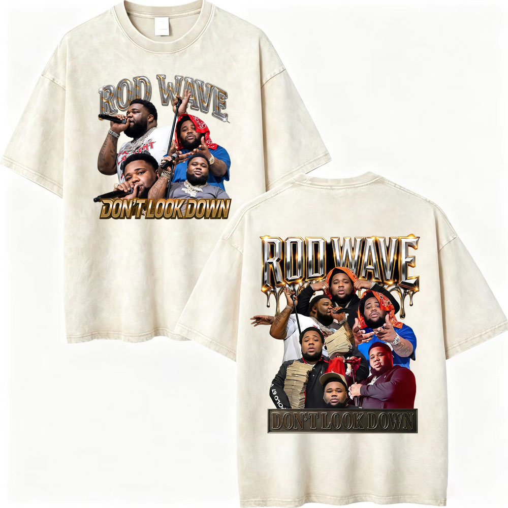 Vintage Washed Rapper Rod Wave - Men'S Fashion Looks 2026 ulasan dan harga