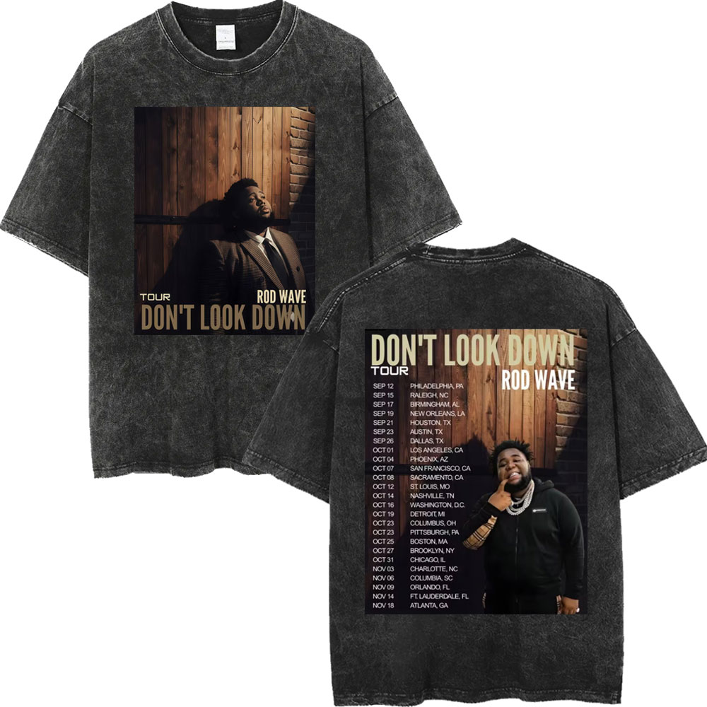 Vintage Washed Rapper Rod Wave - Men'S Fashion Looks 2026 ulasan dan harga