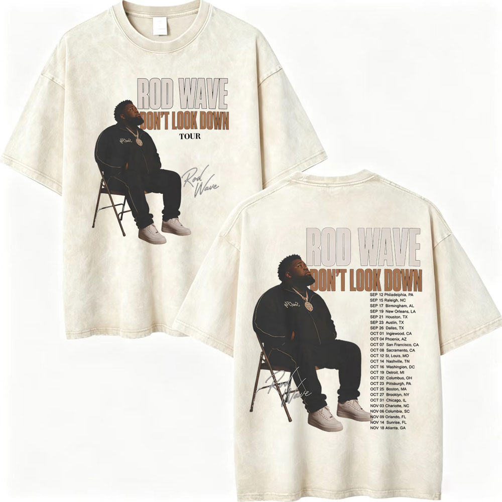 Vintage Washed Rapper Rod Wave - Men'S Fashion Looks 2026 ulasan dan harga
