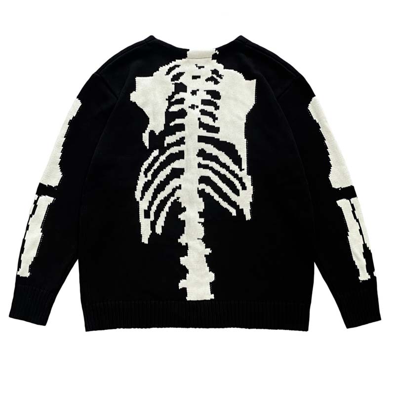 Kapital Vintage Hirata Bone Sk - Men'S Fashion V Neck Sweater ulasan dan harga