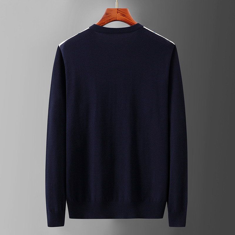 Argyle Plaid Pull Sweater Male - Men'S Fashion V Neck Sweater ulasan dan harga