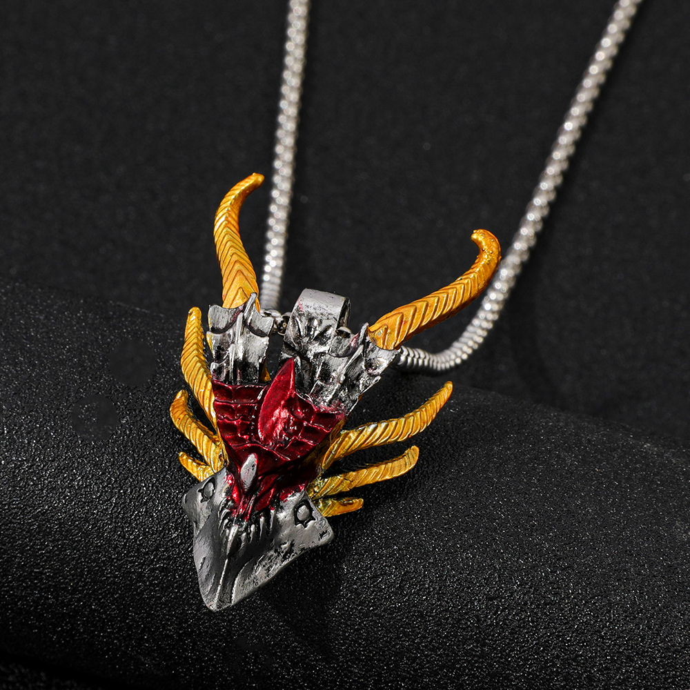 Retro Hip-Hop Evil Dragon Head - Men'S Fashion Jewelry ulasan dan harga