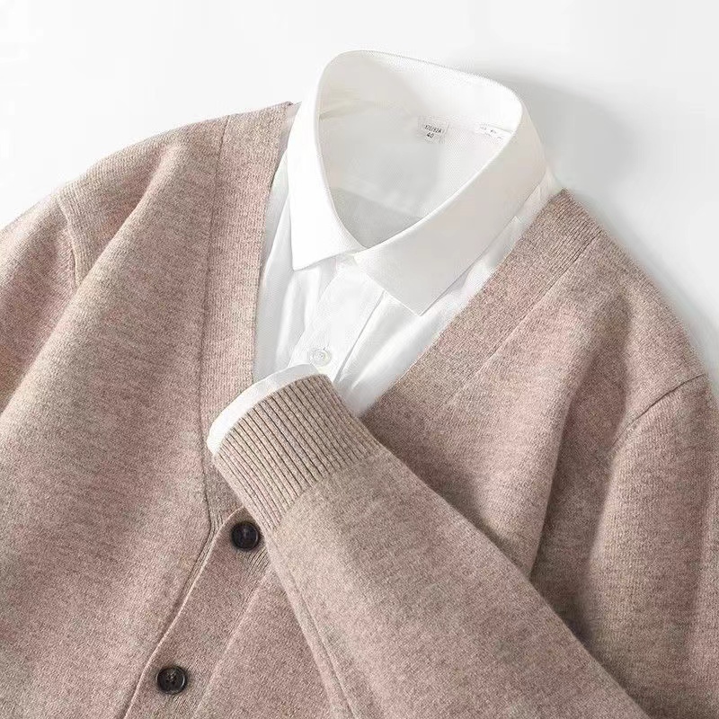 2024 Autumn/Winter New Men's B - Men'S Fashion V Neck Sweater ulasan dan harga