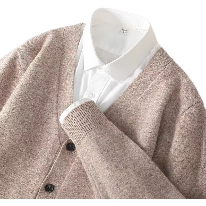 2024 Autumn/Winter New Men's B - Men'S Fashion V Neck Sweater ulasan dan harga