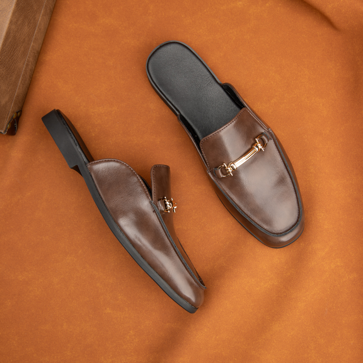 Fashion Men's Slip-on Half Sli - Men'S Fashion Loafers Shoes ulasan dan harga