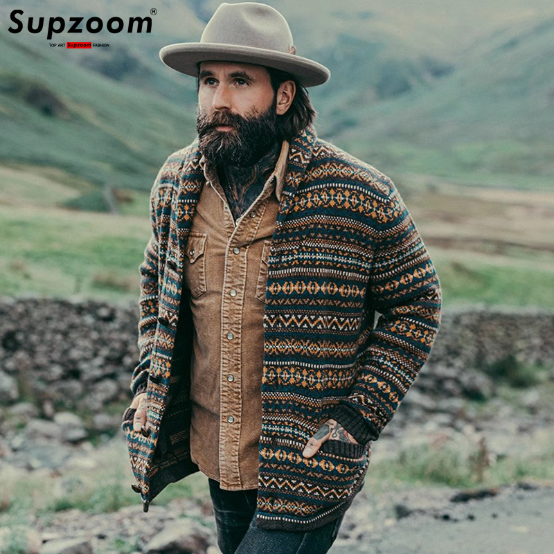 Supzoom 2023 New Arrival Top F - Men'S Fashion V Neck Sweater ulasan dan harga