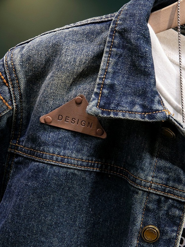 New Fashion Mens Retro Blue De - Mens Fashion Denim Jacket ulasan dan harga