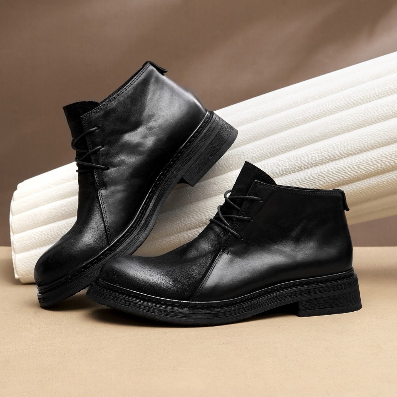 Vintage Mens Genuine Leather B - Men Fashion Vintage ulasan dan harga