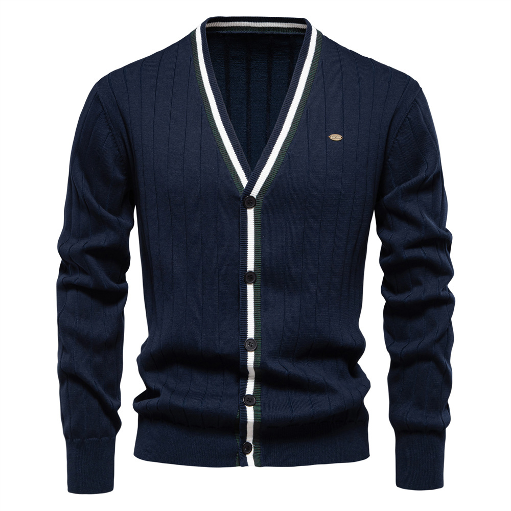 2026 New Fashion Autumn Winter - Men'S Fashion V Neck Sweater ulasan dan harga