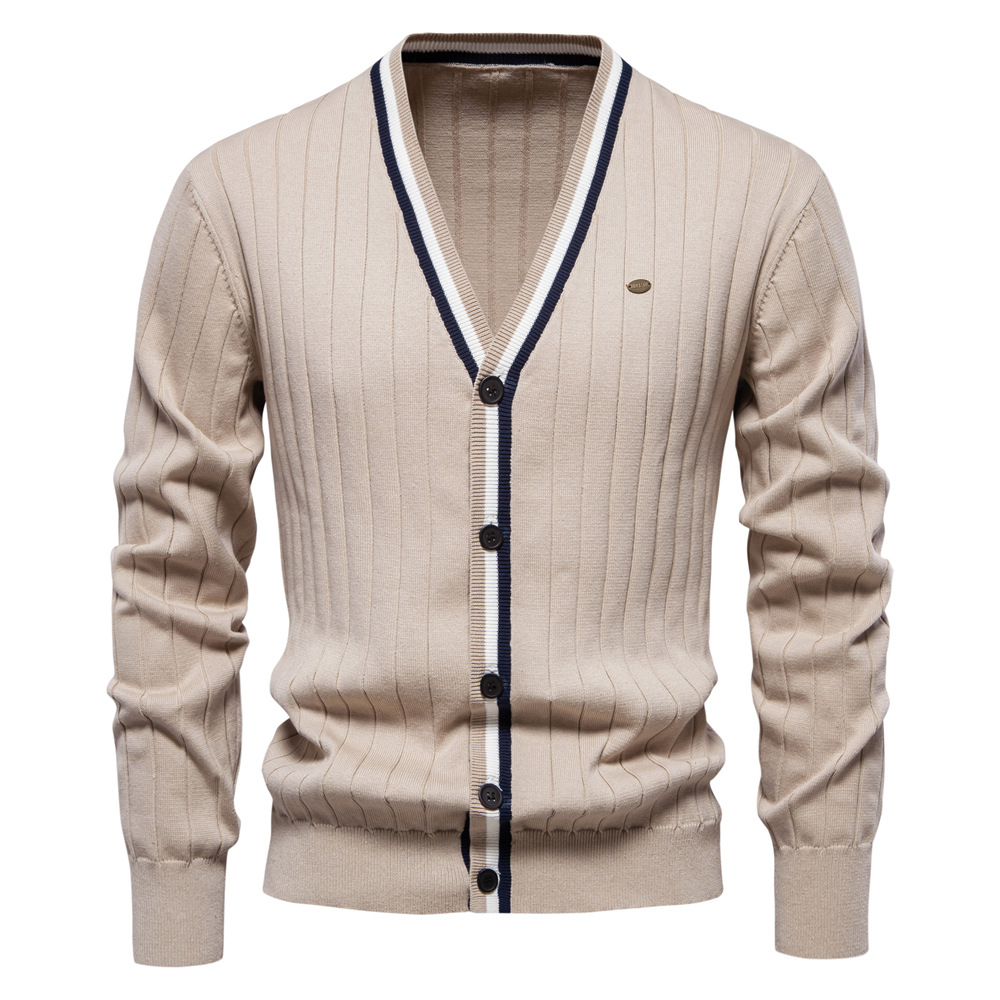 2026 New Fashion Autumn Winter - Men'S Fashion V Neck Sweater ulasan dan harga