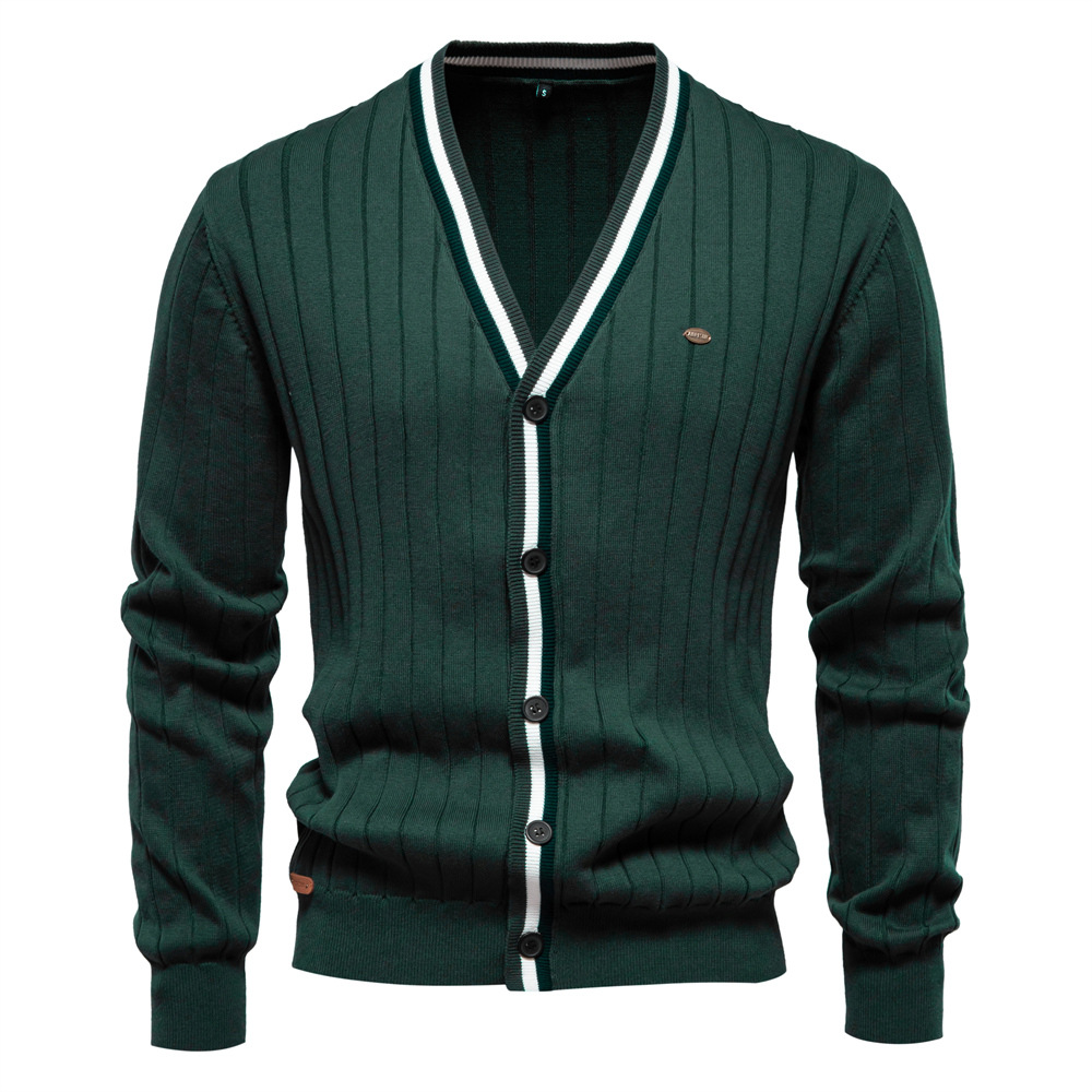 2026 New Fashion Autumn Winter - Men'S Fashion V Neck Sweater ulasan dan harga