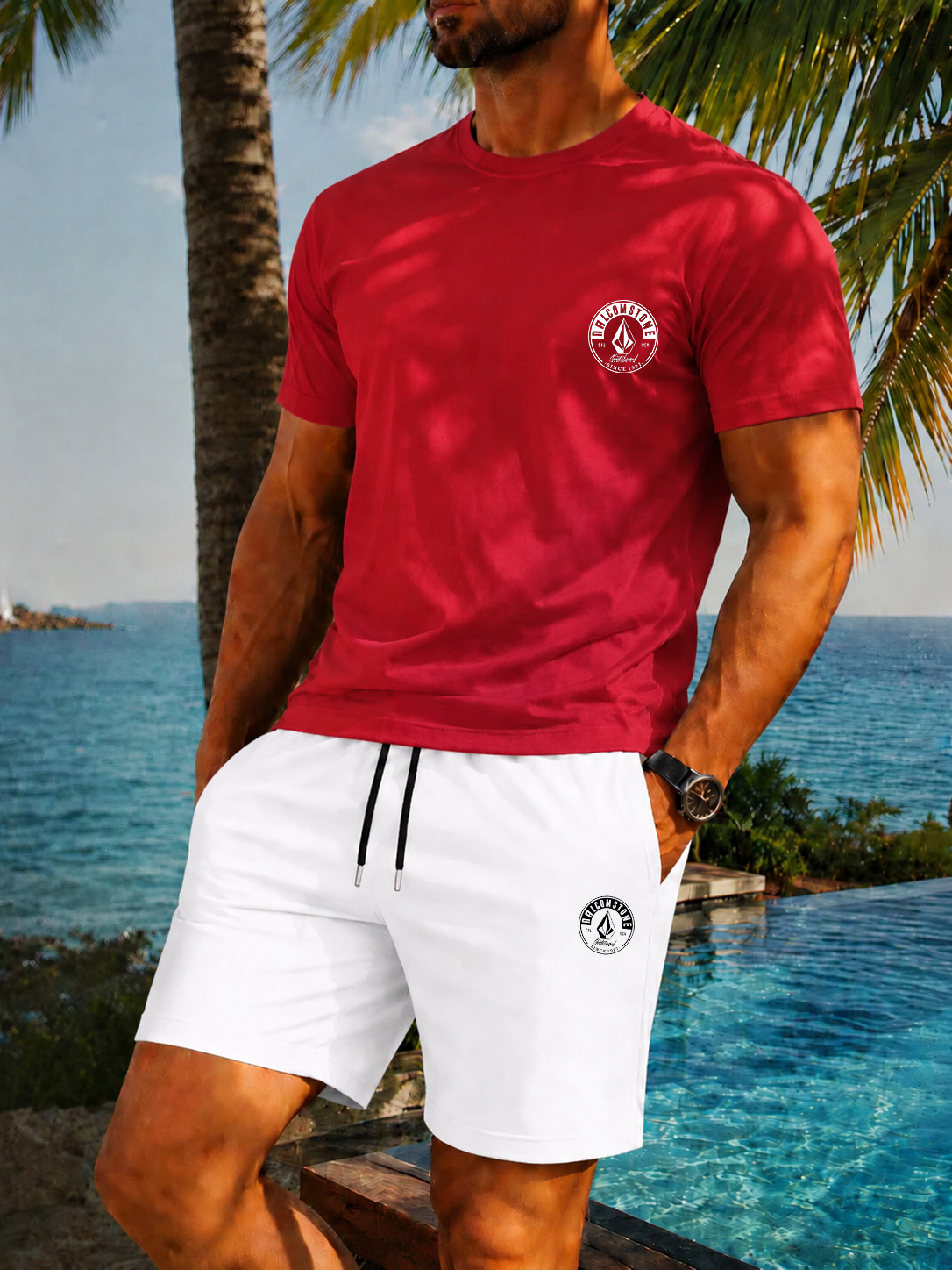 2026 New Breathable T-Shirt Se - Men Fashion Vintage ulasan dan harga