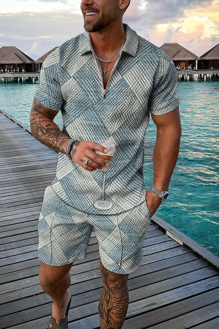 Vintage Men's Summer Casual Po - Men Fashion Vintage ulasan dan harga