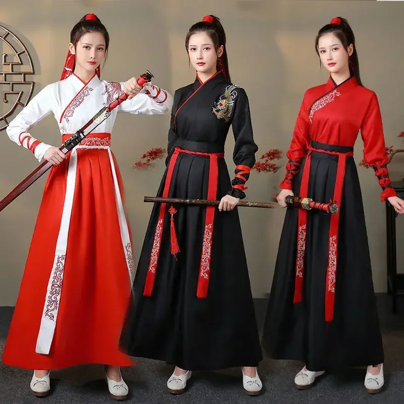 Modern Hanfu Women Top Skirt 2 - Men Fashion Vintage ulasan dan harga