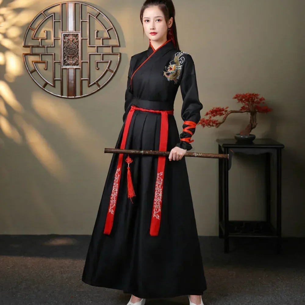 Modern Hanfu Women Top Skirt 2 - Men Fashion Vintage ulasan dan harga