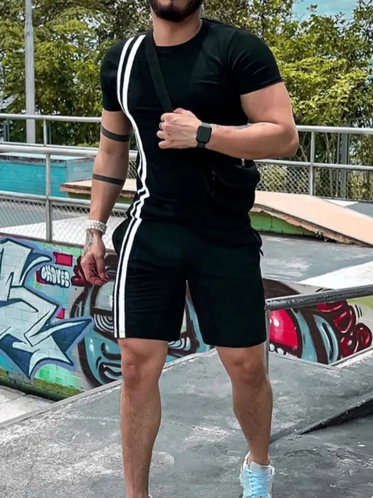 New Fashion Men's Suit Harajuk - Men Fashion Vintage ulasan dan harga