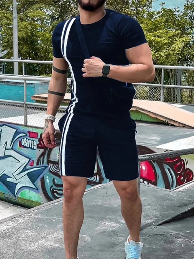 New Fashion Men's Suit Harajuk - Men Fashion Vintage ulasan dan harga