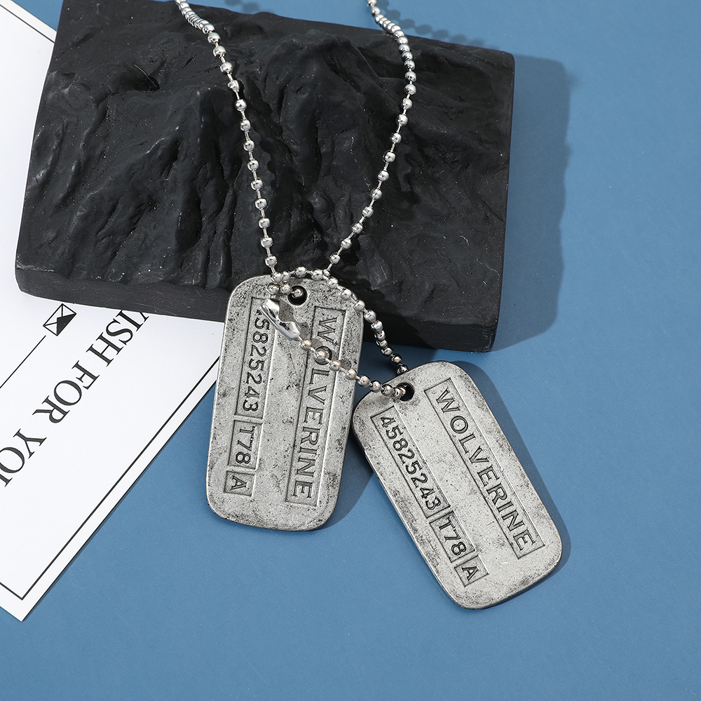 X-Men Wolverine Military Card  - Men'S Fashion Jewelry ulasan dan harga