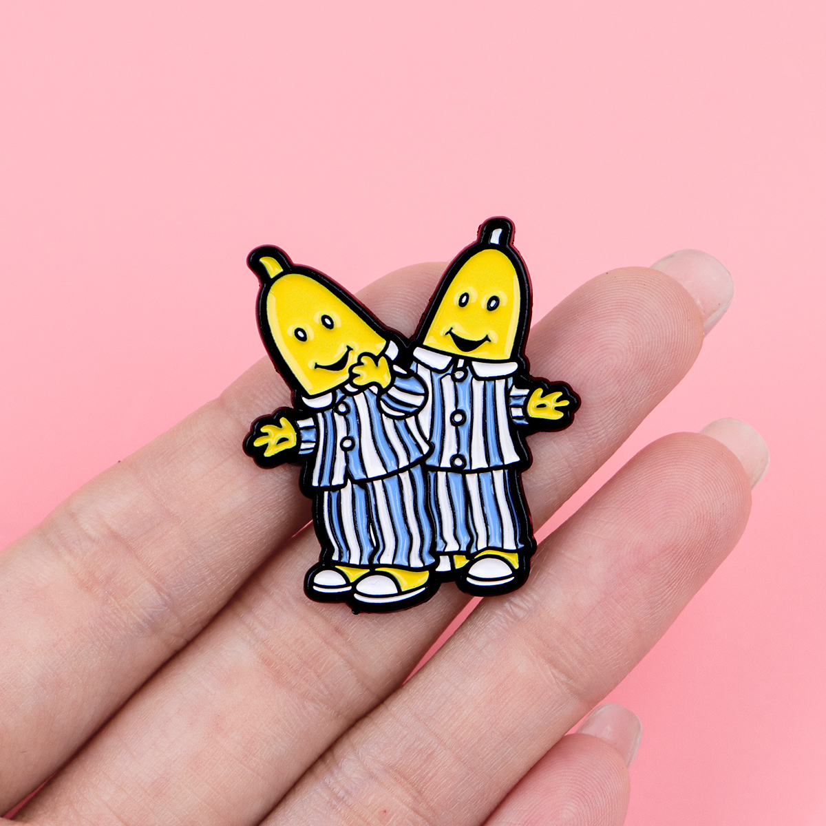 Funny Pajama Banana Man Enamel - Men'S Fashion Jewelry ulasan dan harga