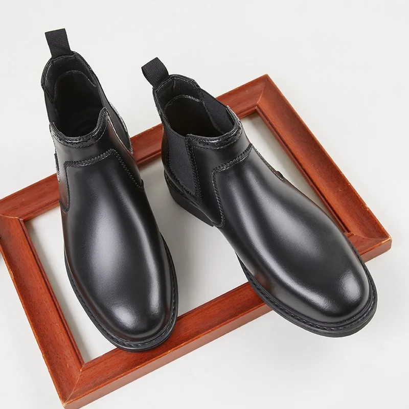 Vintage Mens Leather Oxford Bo - Men Fashion Vintage ulasan dan harga