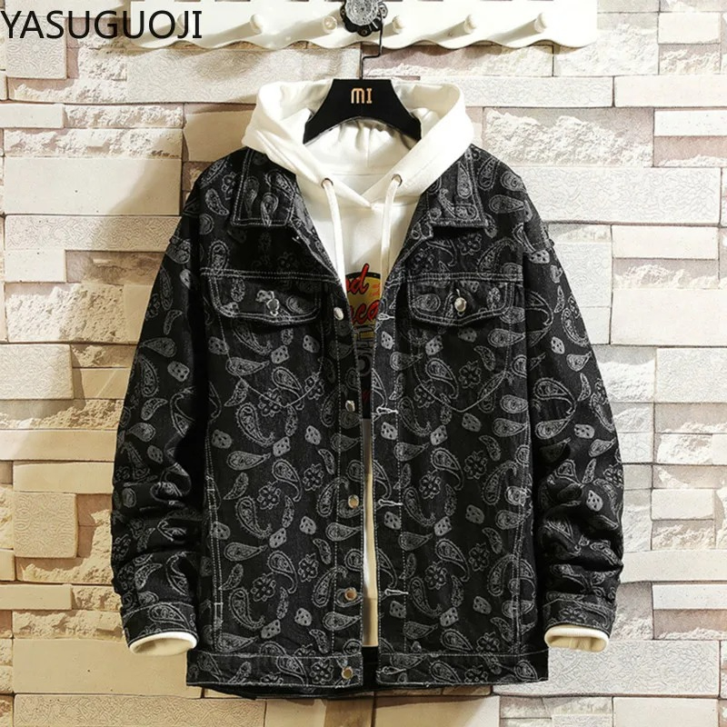 New 2025 Spring Japanese Vinta - Mens Fashion Denim Jacket ulasan dan harga