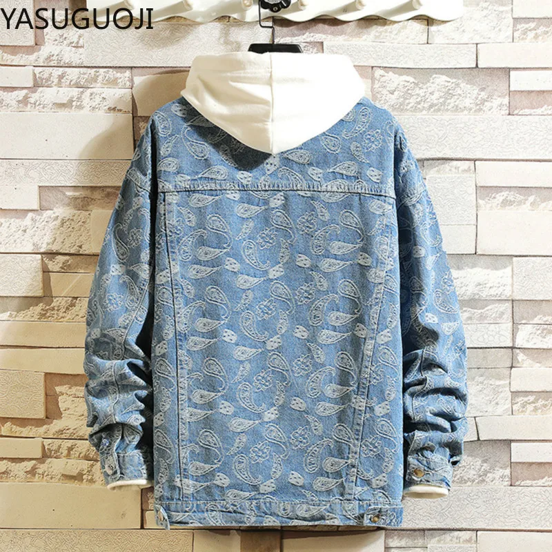 New 2025 Spring Japanese Vinta - Mens Fashion Denim Jacket ulasan dan harga