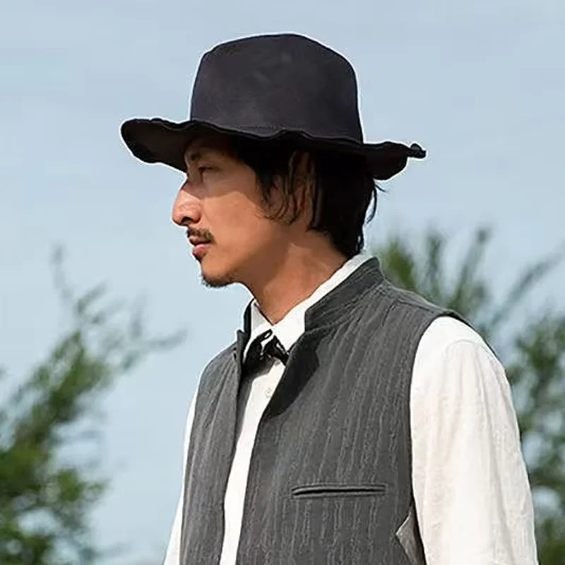 New Japanese Designer Big Head - Mens Fashion Bucket Hat ulasan dan harga