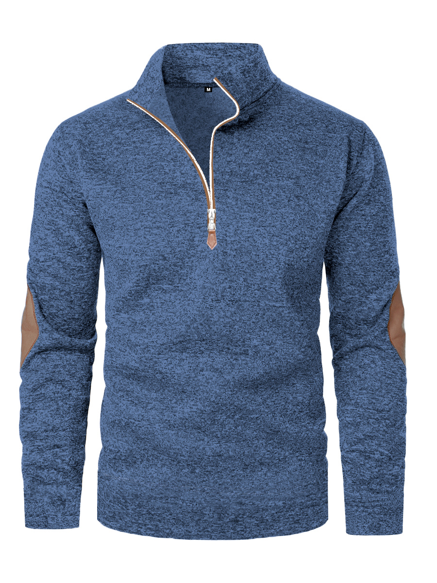 Men's standing collar short zi - Men'S Fashion V Neck Sweater ulasan dan harga