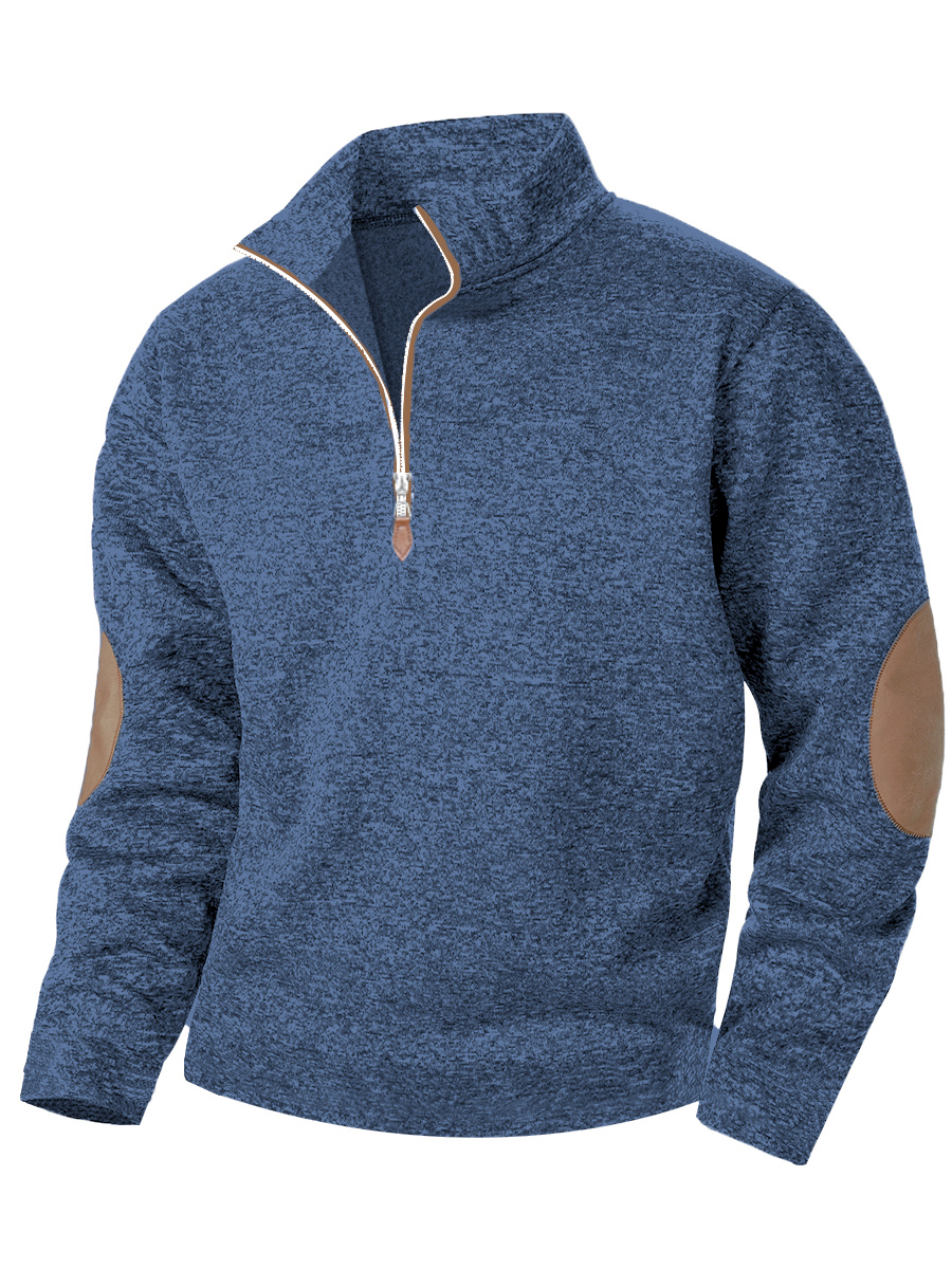Men's standing collar short zi - Men'S Fashion V Neck Sweater ulasan dan harga