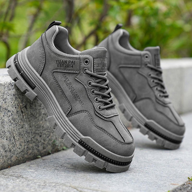 Men's Thick Sole Work Boots No - Mens Fashion Show ulasan dan harga