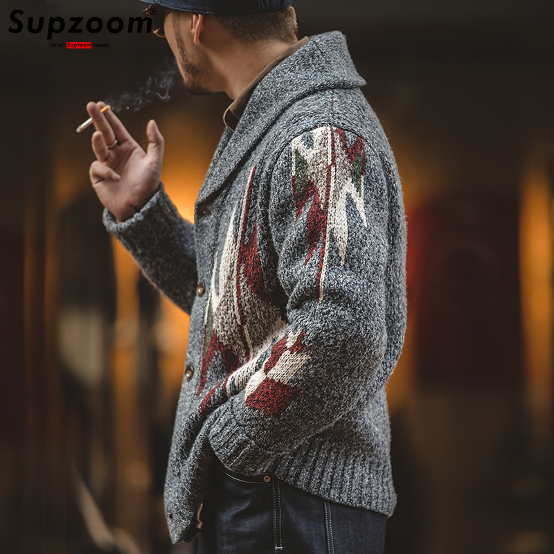 Supzoom 2023 New Arrival Top F - Men'S Fashion V Neck Sweater ulasan dan harga