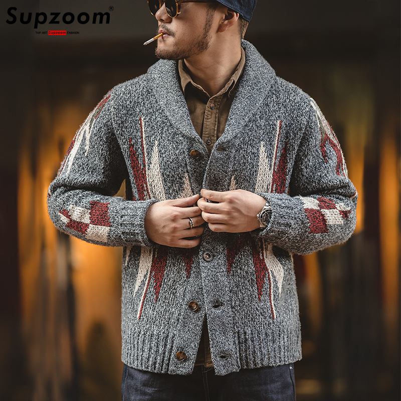Supzoom 2023 New Arrival Top F - Men'S Fashion V Neck Sweater ulasan dan harga