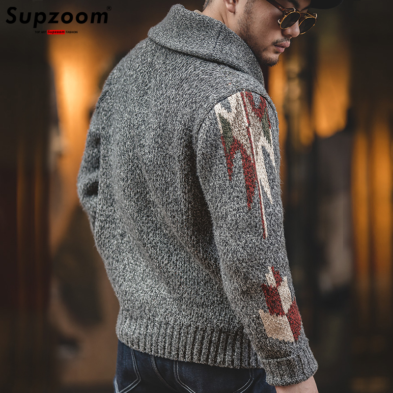 Supzoom 2023 New Arrival Top F - Men'S Fashion V Neck Sweater ulasan dan harga