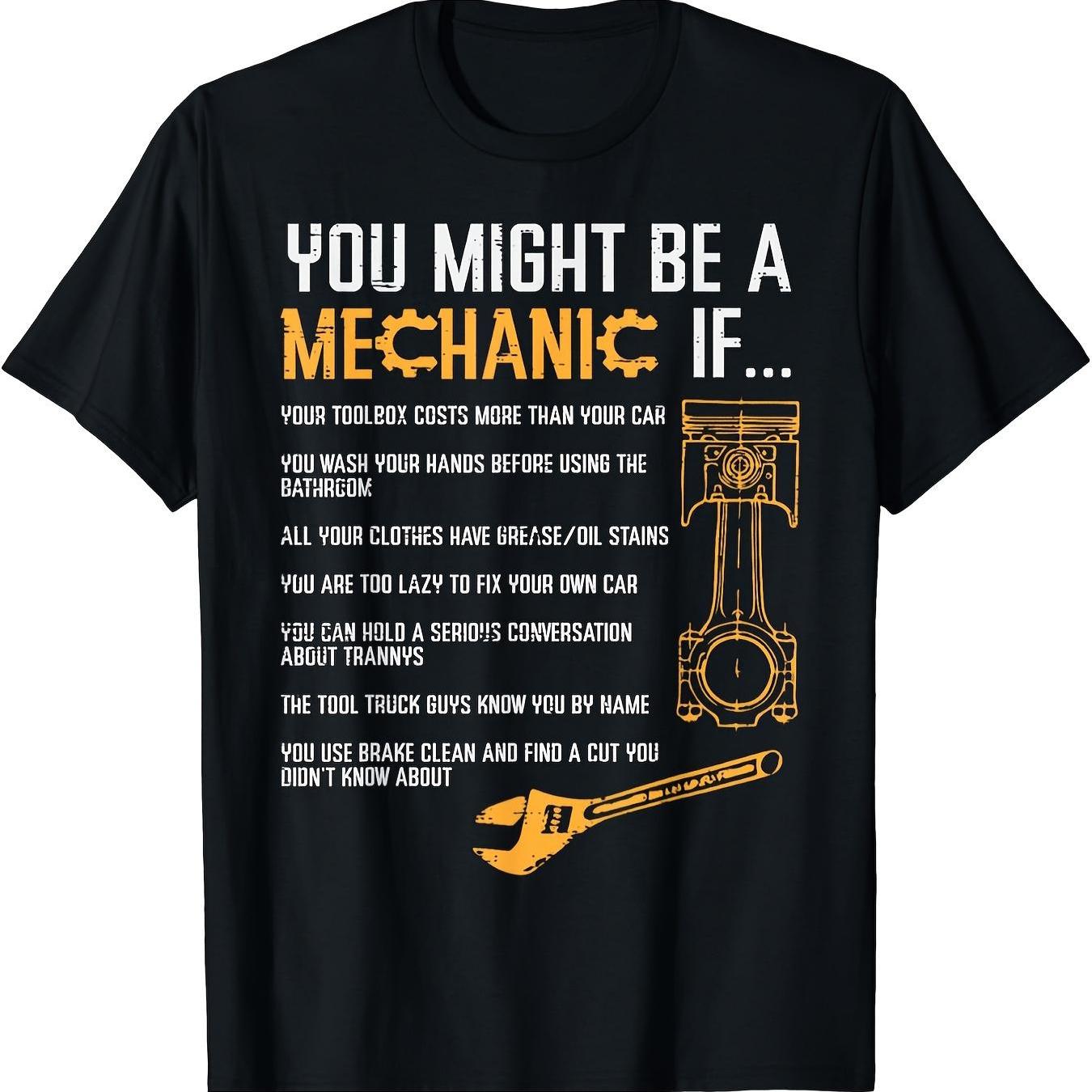 You Might Be A Mechanic If Fun - Men'S Fashion Garage ulasan dan harga